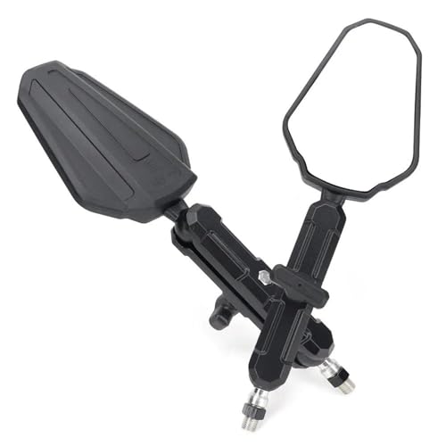 Espejo retrovisor de moto giratorio 360 grados y plegable