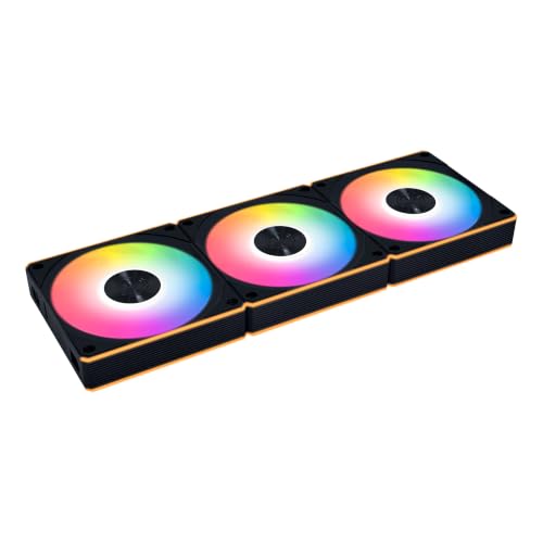 Image of Lian Li UNI Fan CL Flex 120mm Reverse Blade ARGB Fan, 3 Pack, Controller Included - Black (12RCL1F3B)