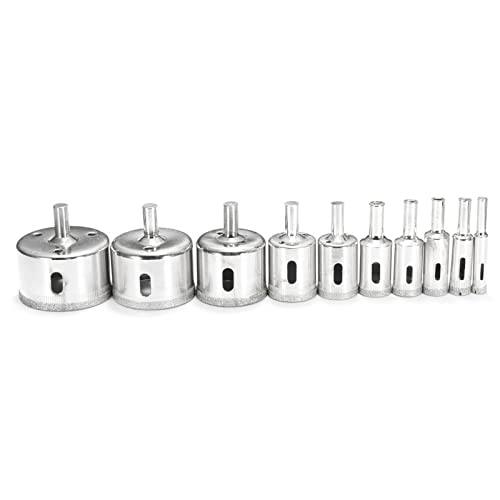 Set de 10 brocas sierra diamantada para cerámica y vidrio miniatura 3