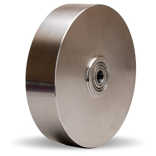 Hamilton W-820-HSB-1/2 Stainless Steel Wheel - 8