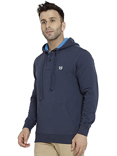 Image of CHKOKKO Men's Polycotton Hooded Sweatshirt