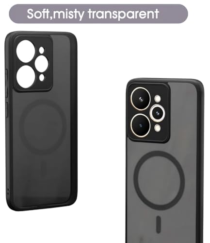 Image of Back Cover for Realme 15 Pro 5G Shockproof PC + TPU Protective Case Magnetic Support Bumper Case Translucent Phone Cover (Realme 15 Pro 5g)
