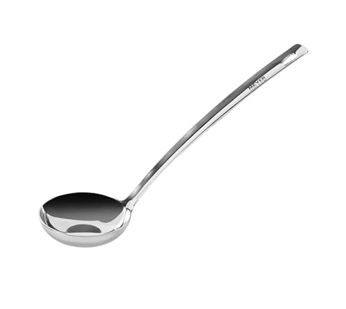Image of Meyer Stainless Steel Ladle | Kitchen Tools | Soup Ladle | Dosa Making Tools | Steel Ladle for Seving /Cooking All Types of Gravies /Dal /Curries, 30cm