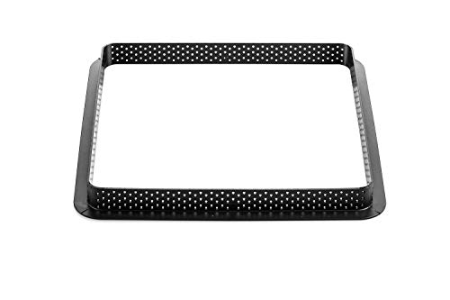 silikomart Tart Ring Square 200 x 200 mm, Black