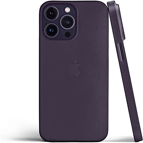 Image of ExpressB Back Cover for iPhone 15 Pro | Minimal Protect | Ultra Thin Anti Scratch Matte Finish Case for iPhone 15 Pro (Purple)