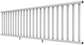 YardSmart 73012430 10'X36" Select Rail Sq Bal White Vinyl Railling