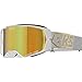 EKS Brand Lucid Adult Off-Road Motorcycle Goggles - White Gold/Gold Mirror, OSFM (067-12000)