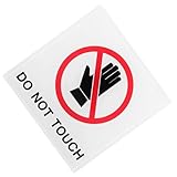 Étiquettes « ne pas toucher » : leur design simple permet d’identifier clairement l’appareil comme dangereux et d’empêcher toute interaction. autocollants « ne pas toucher »