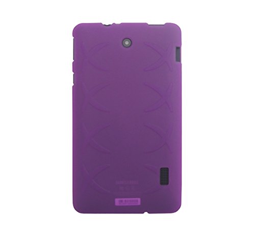 Nook Tablet 7 2016 Tpu Case- Ishoppingdeals Ultra–Slim Tpu Rubber Gel Cover With Textured, Non-Slip Grip For Barnes & Noble Nook Tablet 7 Inch (Bntv450) Android Tablet 2016 Release- Purple #TOP7
