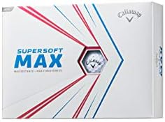 Callaway Golf Balls Supersoft MAX 2021 1 Dozen (12 Pack) 2 Piece