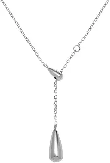 [AJIRO ACCESSORY]N148 ステンレス ドロップ ネックレス シンプル ラリエット チェーン オフィス おしゃれ レディース ギフト プレゼント デイリー ゴールド 人気