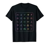 Pictogramme de voyage pour randonnées, vacances T-Shirt