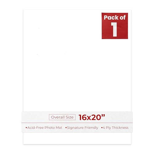 Smooth White Backing Board 16x20