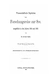 Wissenschaftliche Ergebnisse Einer Forschungsreise Zur See, Ausgefuhrt in den Jahren 1891 und 1892 (German Edition)