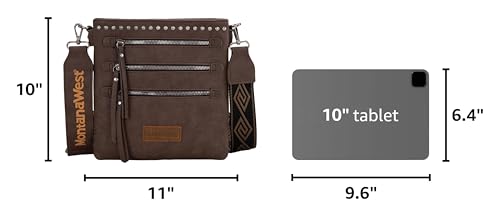 Image of Montana West Crossbody Bags for Women Multi Pocket Cross Body Bag Purses with Guitar Strap