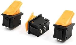 Interruptor 3 uds 250V 6A SPST 2 pines 2 posiciones en barco Rocer interruptor amarillo