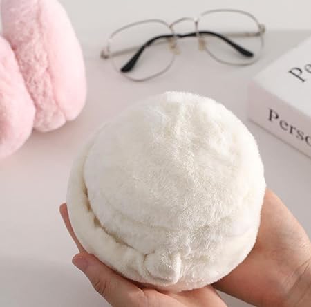 Ciepłe nauszniki zimowe kobieta Fashion ocieplacze na uszy damskie Earmuffs (ciemnobrązowe ocieplacze uszu)
