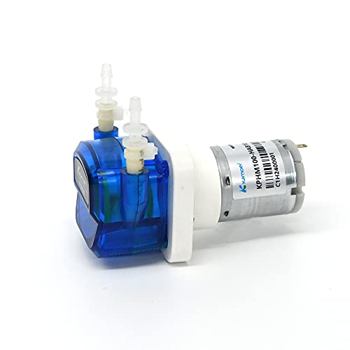 Image of Small Peristaltic Pump 12V DC Motor Kamoer KPHM100 Long Life High Precision | Liquid Metering Pump 100ml /min 3mm ID x 5mm OD