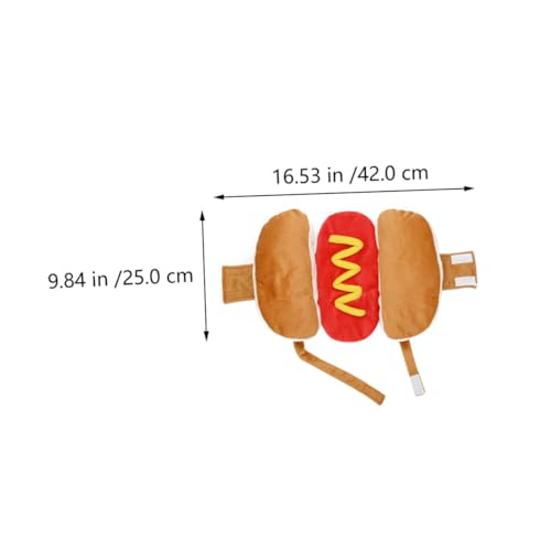 Disfraz para Perros y Gatos Talla M Diseño Hamburguesa miniatura 2