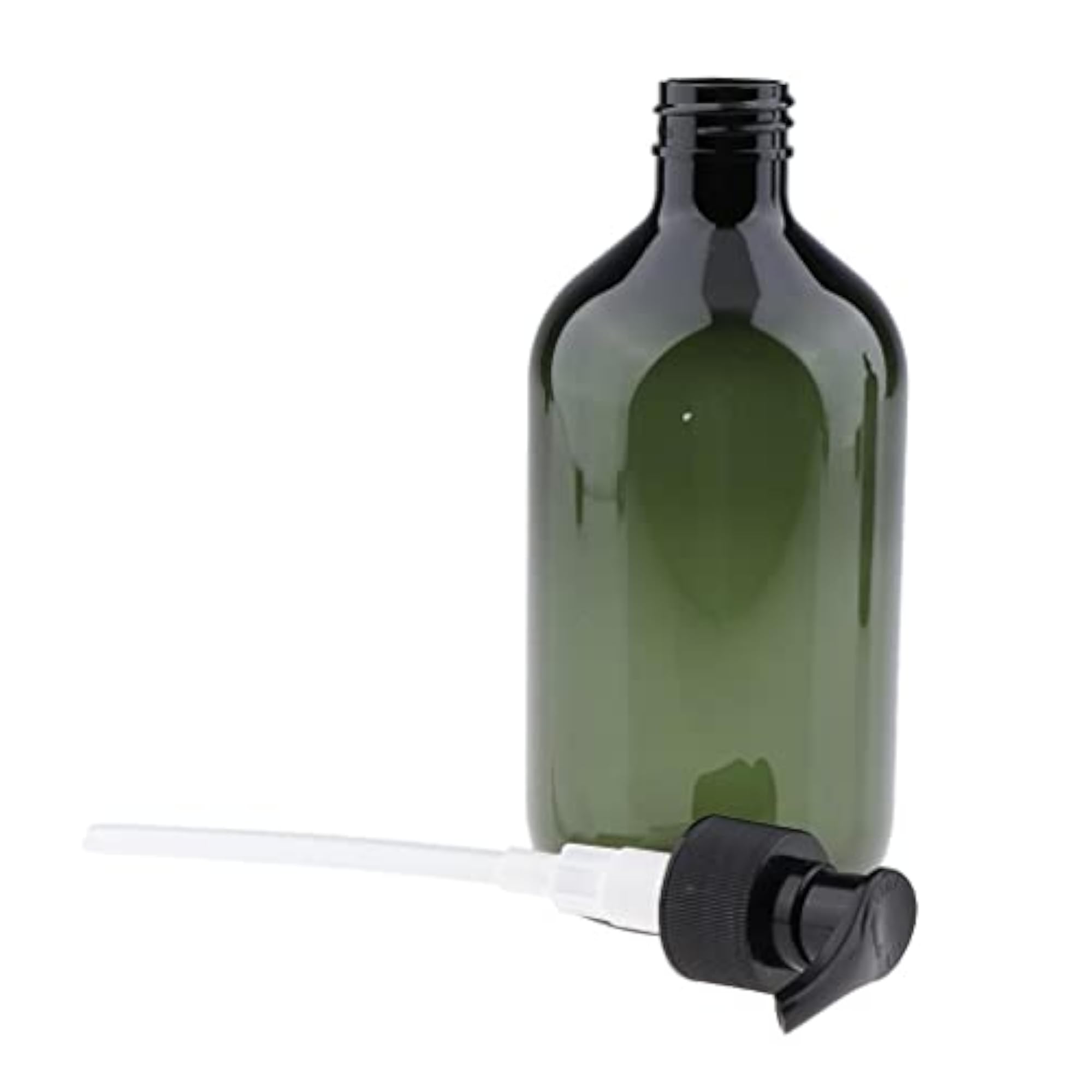 2X Empty Translucent PET Shampoo Conditioner Pump Bottles Container 500ml
