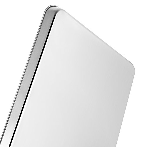 Heahysi Baking Sheets Set, Stainless Steel Cookie Sheets & Large Baking Pans For Oven, Non Toxic & Healthy,Superior Mirror Finish & Easy Clean, Dishwasher Safe & Length Size 16.1 And 10.4Inch #TOP5