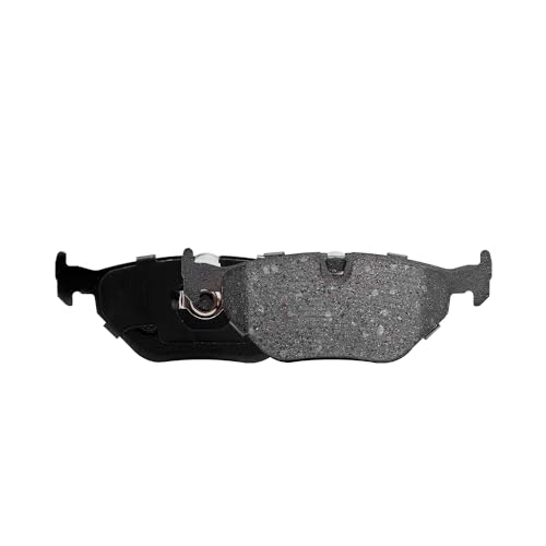 Image of Detroit Axle - Rear Brake Pads for BMW 323is 328Ci 528i 318i 318is 318ti | 323i 530i 540i Z4, Mercedes-Benz CL55 CLS55 SL600 S65 SL65 AMG Ceramic Brake Pads w /Hardware Replacement