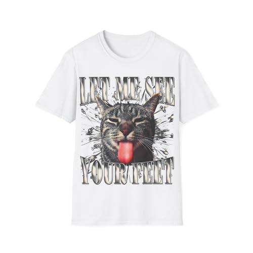 T-shirt Let Me See Your Feet chat rigolo pour vos soirées complices