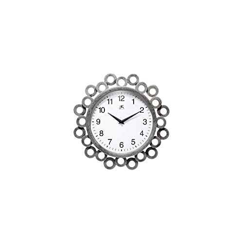 Infinity Instruments Ellipse Clock, White