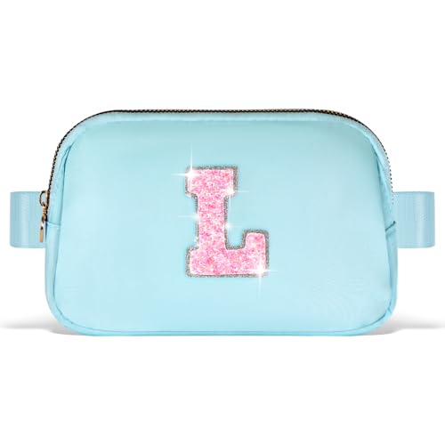 Image of Uygafly Gift for Teen Girls Kids Daughter Her - Birthday Gifts for 3 4 5 6 7 8 9 10 11 12 13 Year Old Girls,Fanny Pack Crossbody Bag Purse Belt Bag Cute Trendy Stuff | Blue,L