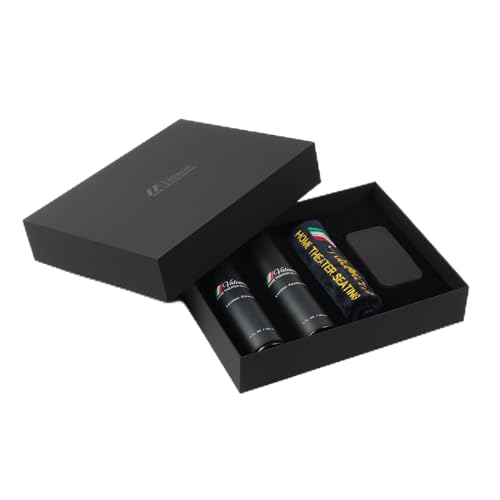 Valencia Leather Care Kit for Top Grain and Nappa Leather, Cleaner and Conditioner Set with Microfiber Cloth and Sponge, Leather Care for Furniture, Car Seats and Shoes