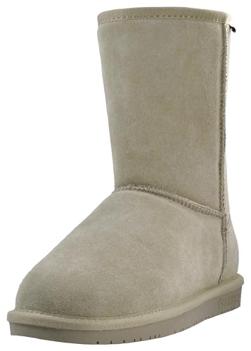 BEARPAW Women's Emma Short Boot, Lemon Pepper, 7 M US