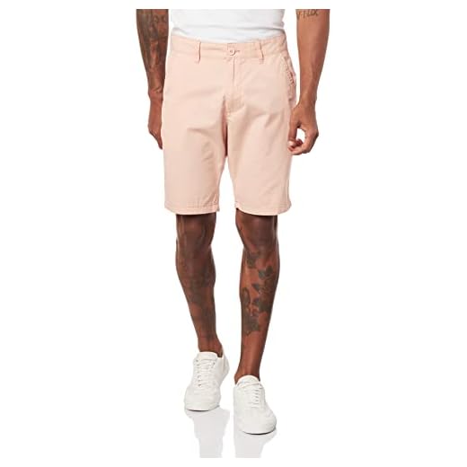 Bermuda Básica Masculina Chino Rosa 052