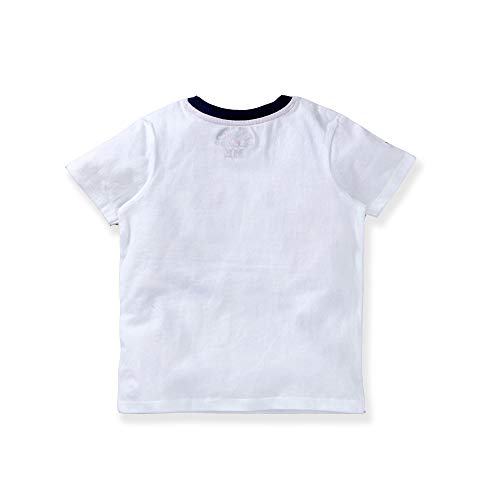 Image of TONYBOY Baby Boy's Cotton Kids Wear (2364 White Navy 6-9 Months)