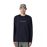 [スノーピーク] Tシャツ ロンT Soft Cotton Logo Long Sleeve T-Shirt size XXL NAVY SW-25SU401フェス キャンプ アウトドア