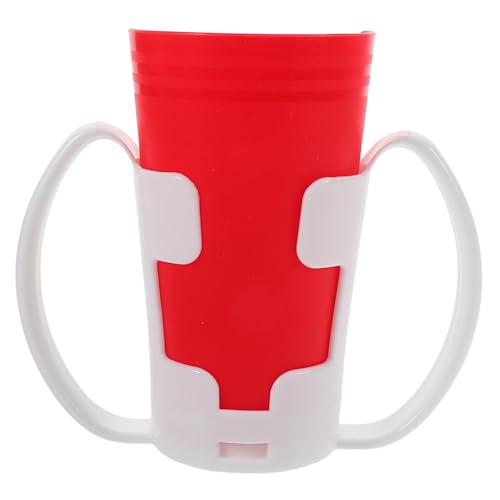 VALICLUD Nosey Cups for Elderly with Detachable Holder Non Slip Spill Drinking Aid for Motor Coordination Support Ergonomic Design for Easy Drinking Durable and Drop Resistant