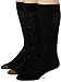 Gold Toe Men's Rayon Fashion 3 Pack Socks, Black, 13-15