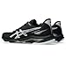 ASICS Men's Netburner Ballistic FlyteFoam 4 Volleyball Shoes, 13, Black/White