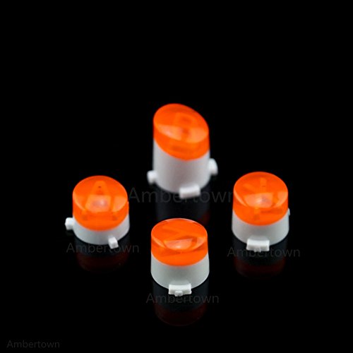 Image of Bullet Buttons ABXY Mod Kit Levers Joystick For Xbox One S Slim Elite Controll Replacement (Clear Orange)