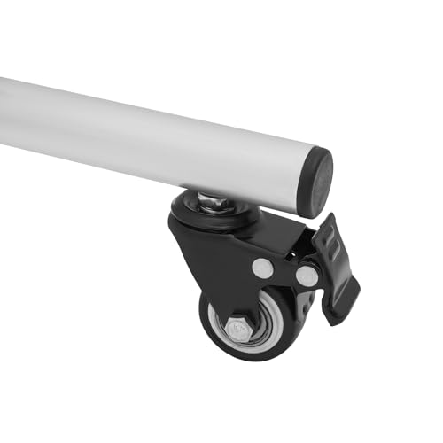Image of 4.9FT x 6.6FT Photography Light Diffuser with Wheels, 270-360 Degree Rotatable Frame and 4.9-9.8 Feet Height Adjustable Support Stand, Polyester White Scrim Diffuser for Photo Video Shooting