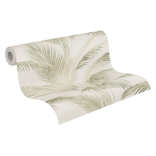 Papel pintado palmeras TNT para tapar imperfecciones de pared 3