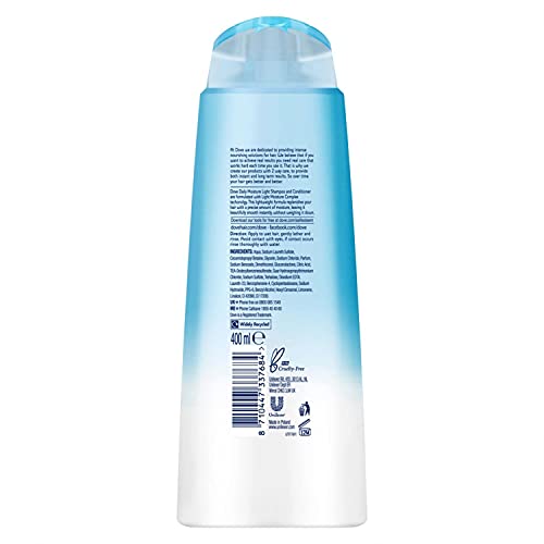 Dove Nutritive Solutions Daily Moisture Light Shampoo, 400 ml (Pack of 1) White - Image 5