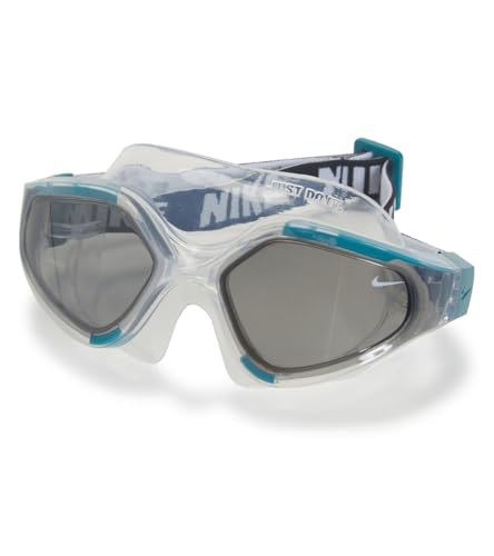 Nike Expanse Swim Mask Goggle-Adult, One Size, Green Abyss