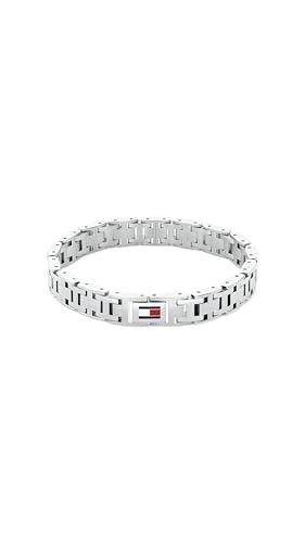Pulsera H-Link para hombre Tommy Hilfiger con bandera de esmalte miniatura 1