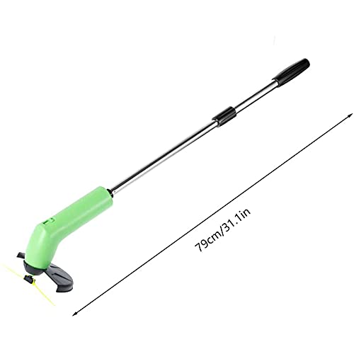 Randsnijder, met lange telescopische handgreep, verstelbaar, mini-cuttermes, tuingereedschap met 20 ritssluitingen, voor kleine en middelgrote tuinen - Afbeelding 3