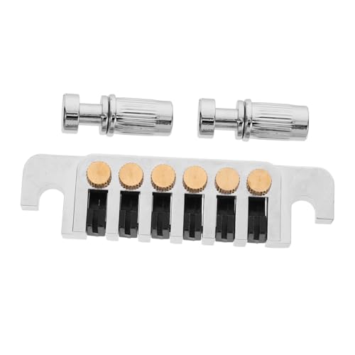 VINTORKY 1 セット エレキ ギター ブリッジ ギター メタル テールピース メタル ギター テールピース ギター 工具 ギター ブリッジ テールピース ギター 弦楽器製作者 ギフト メタル