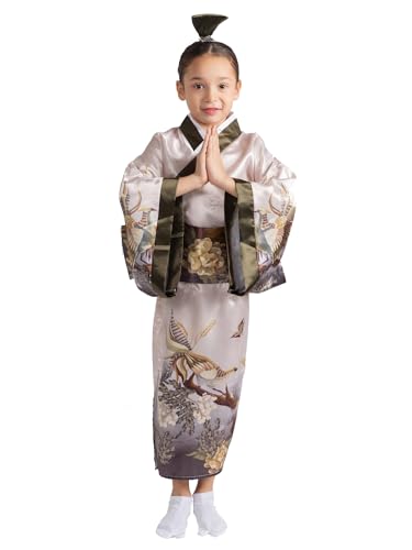 Disfraz tradicional kimono japonés para niñas