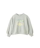 [ティーグラフィックス] 裏起毛 トレーナー 子供服 女の子 キッズ スウェット 暖かい フラワー レモン プリント クルーネック トップス ミント:120cm