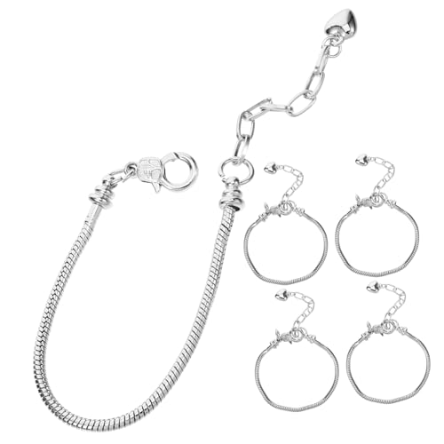Bijoux 5 pièces d'exception collier fermoir mousqueton et bracelet perlé Miss enchaîné