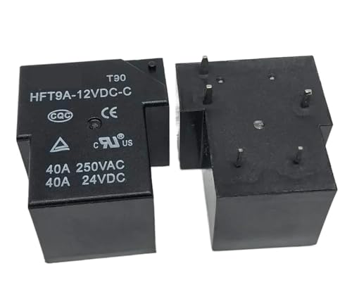Relais 5 broches HFT9A 12VDC C 40A pour commutation de puissance automobile - 2