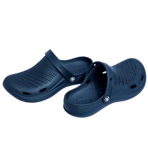 Image of Men's Classic Casual Clogs | Adjustable Back Strap for Adults| Sandals with Soft Touch Fit | Comfortable & Light Weight | Stylish & Anti-Skid | Waterproof & Daily Use for Gents